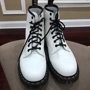 White Dr. Martens (Size: 9 US Ladies; 8 US Mens)